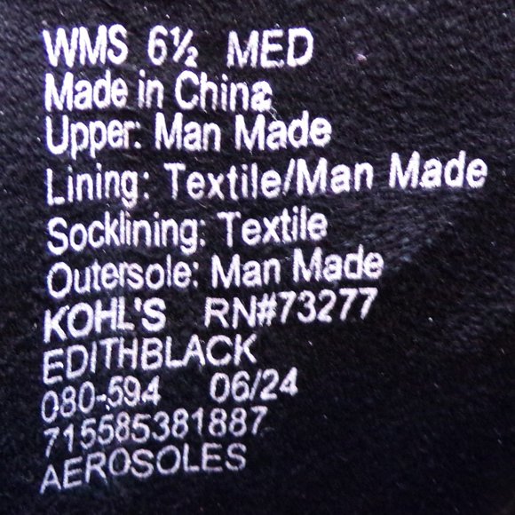 AEROSOLES 6.5M EDITHBLACK black faux-snakeskin mid-heel point-toe ankle boots - Picture 10 of 14